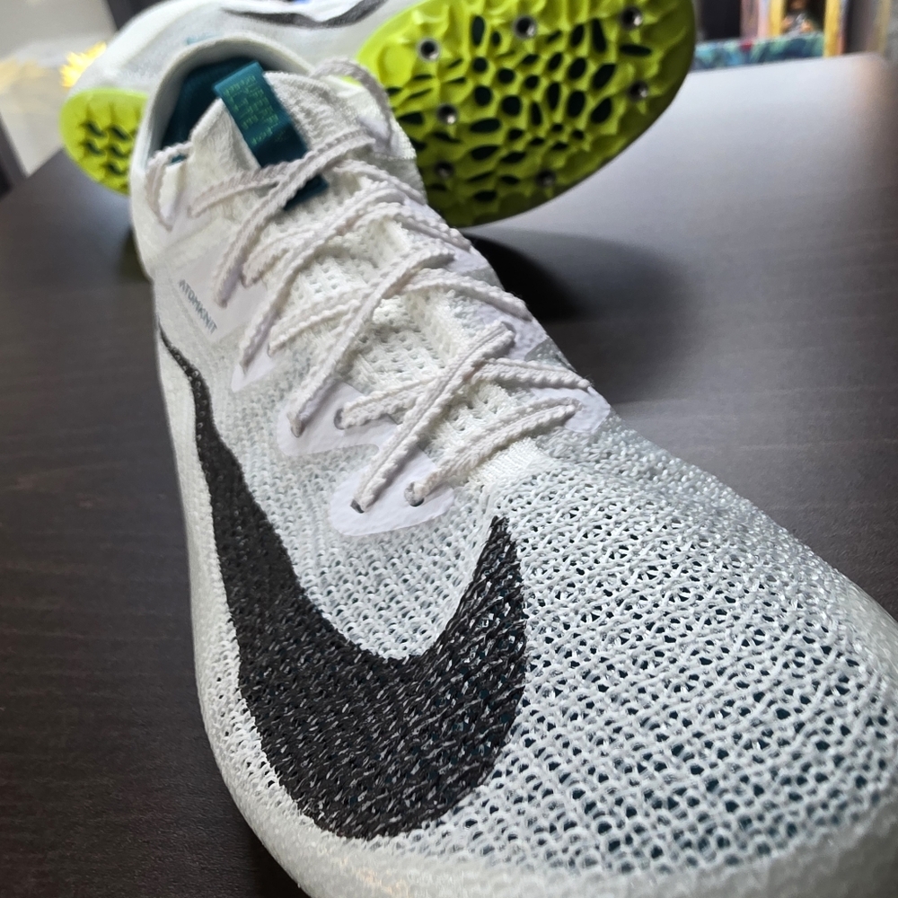 Nike Zoom Superfly Elite 2 Flyknit White Track Shoes Men's Size 11 NEW - Picture 6 of 8